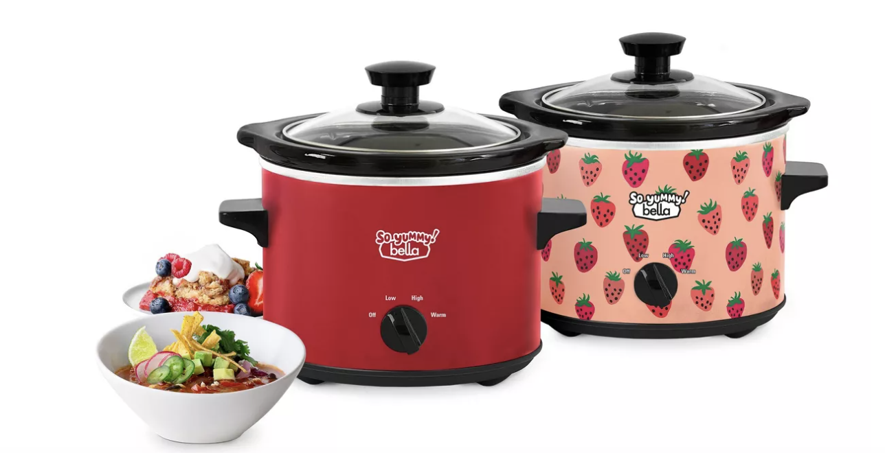 Bella 2qt slow cooker set